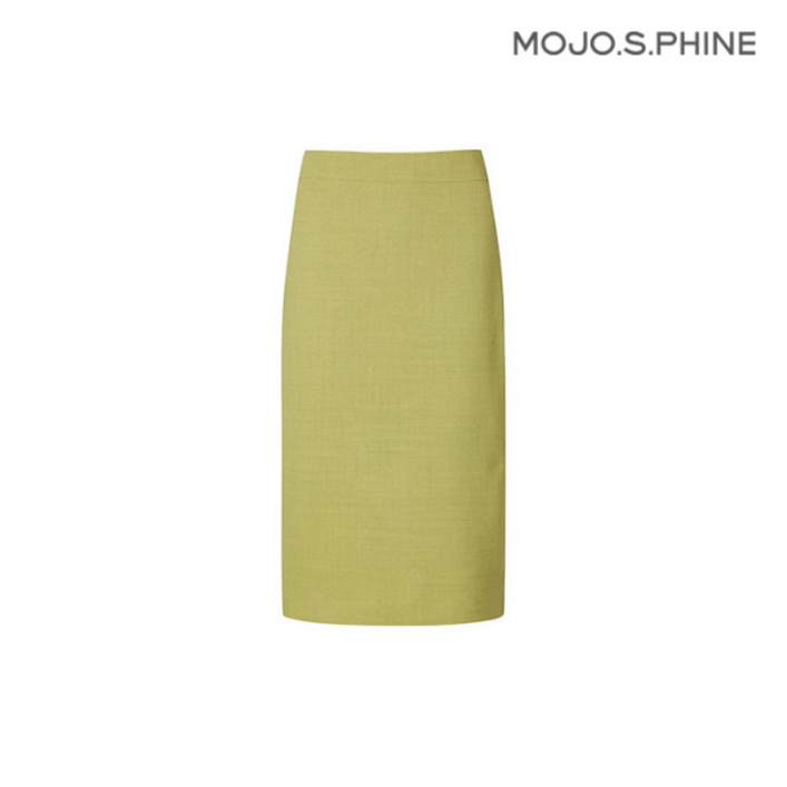 [국내매장 정품] [모조에스핀] 스탠다드핏 H라인 셋업 스커트 YE J231MSD104 632827