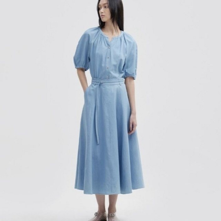 [백화점 정품] 주크 원피스 넥셔링 플레어 Z252MSE022