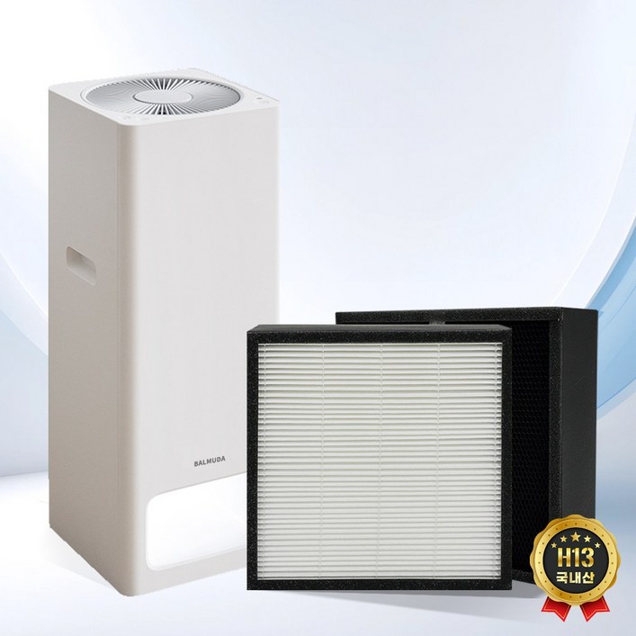발뮤다 더 퓨어 공기청정기 호환 필터 헤파+탈취 복합형 세트 국내생산 A01B-P100 THE PURE