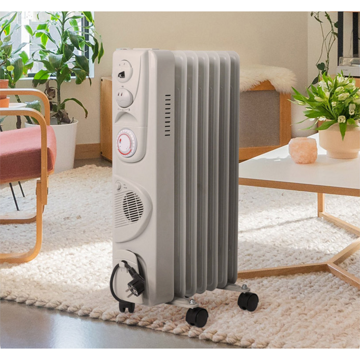 유파 온풍 라디에이터 미니 가정용 화장실 동파방지 7핀 터보온풍기, 유파 온풍 라디에이터 WDA904A