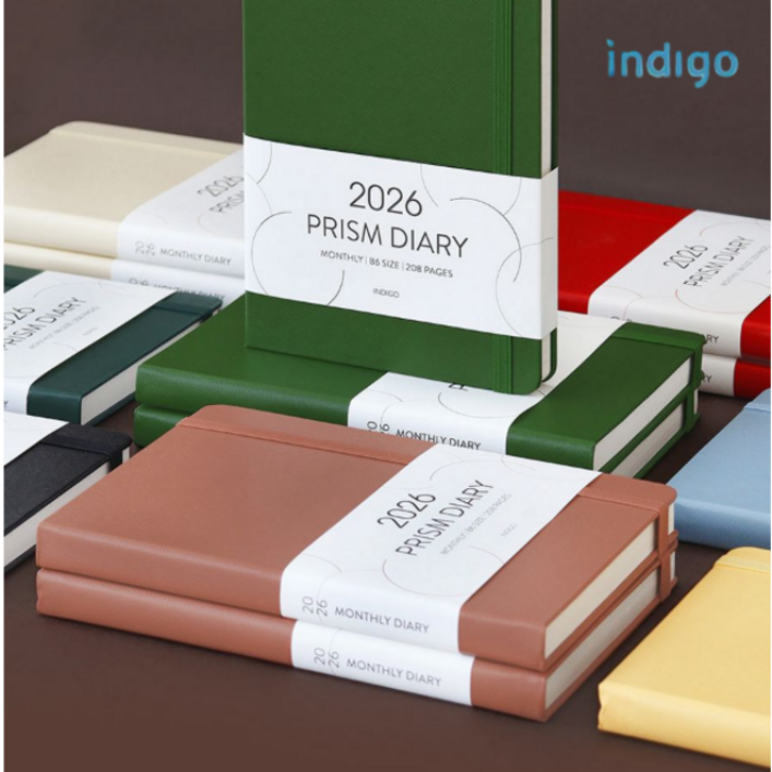 2026 프리즘 B6 먼슬리 전문가용 사무용 다이어리 (2025년 10월 ~ 2026년 12월) 15개월