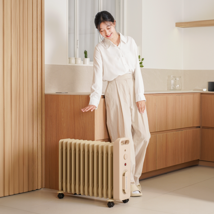 흥신 가정용 라디에이터 50주년 바닐라절전형에디션 오르씨 국산전기난로