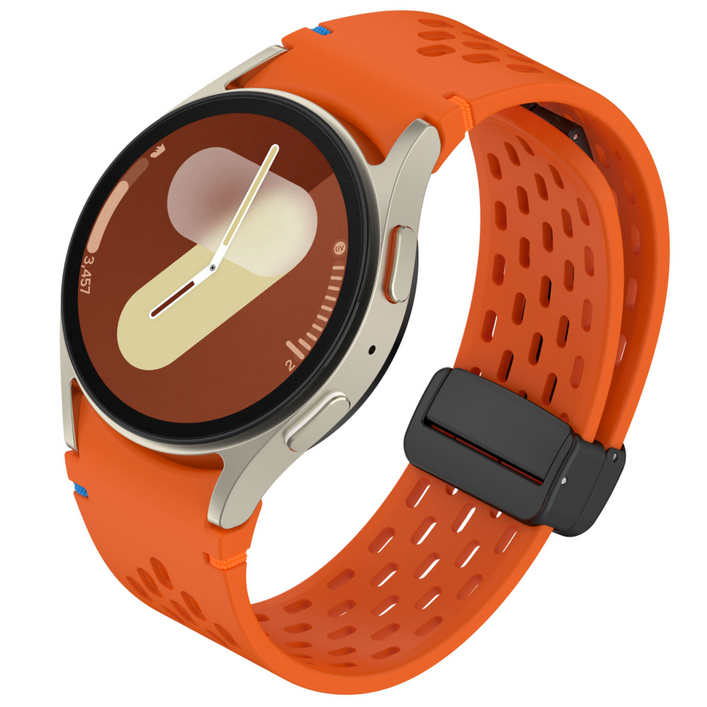 갤럭시워치7 6 5 4 호환 날개형 실리콘 스트랩 마그네틱 디버클