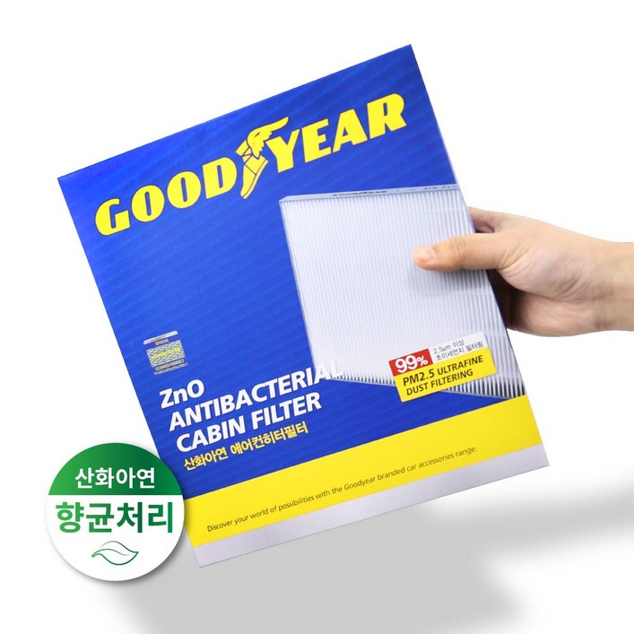 굳이어 항균 에어컨 히터 필터 6호 올뉴K7 16년20년식, 단일상품, 1개