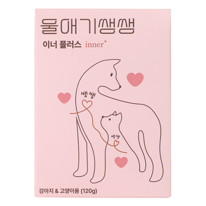 울애기쌩쌩 이너플러스 반려동물 종합영양제 기관지 심장 신장 간 케어