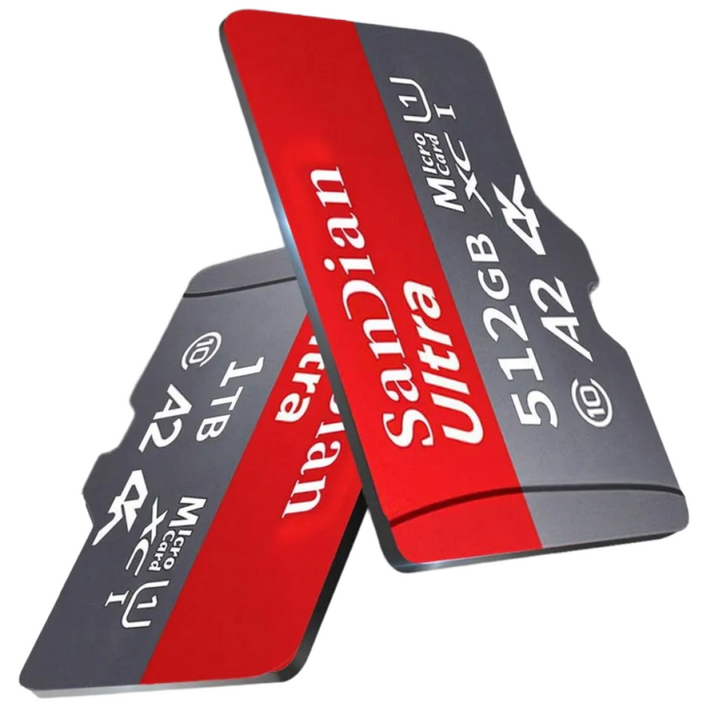 SanDian 마이크로 SD 메모리 카드 512GB 1TB 2TB 빠른 무료배송