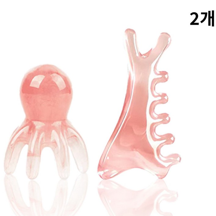 WEKILI 괄사 마사지 4종세트 두피 바디 얼굴 승모근 콧대 종아리 목 어깨 전신 지압 괄사 마사지기