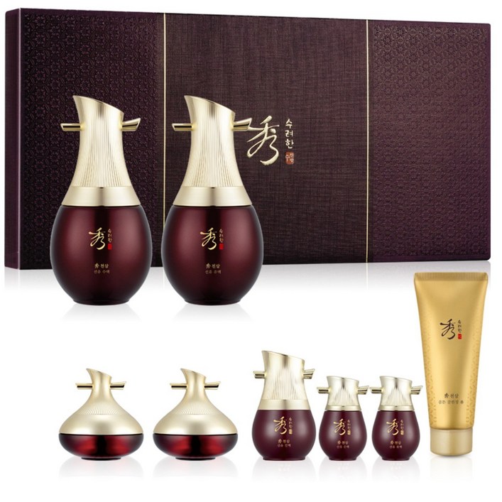 수려한 수 천삼 선유 기초화장품세트