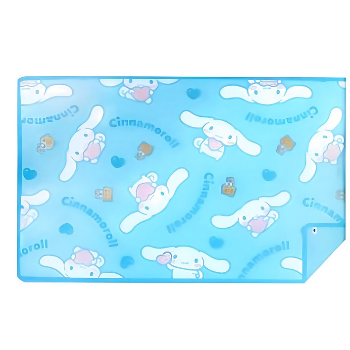 산리오 하트 패턴 무릎 캠핑 담요 + 산리오캐릭터즈 핫팩 시나모롤 쿠로미 마이멜로디 블랭킷 차량용