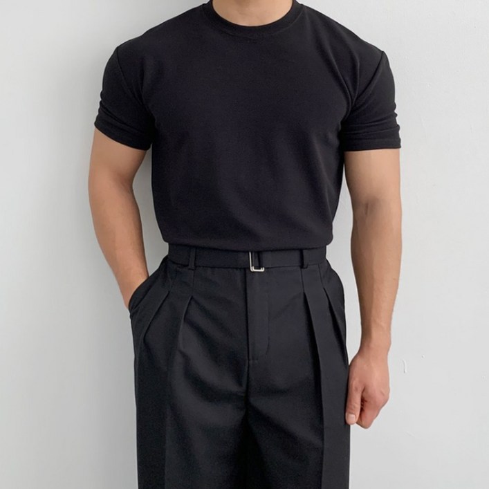 13 당일출고 머슬핏 구김없는 헬스복 짐웨어 4묶음 반팔티