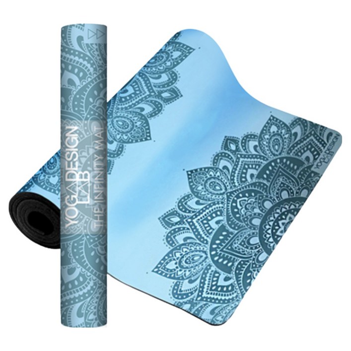 요가디자인랩 인피니티 매트 5mm 트리발 아쿠아, 1개