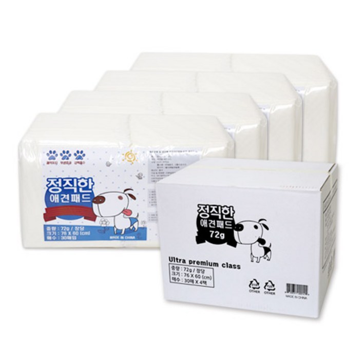 정직한패드 76 x 60cm 울트라프리미엄 72g 대형
