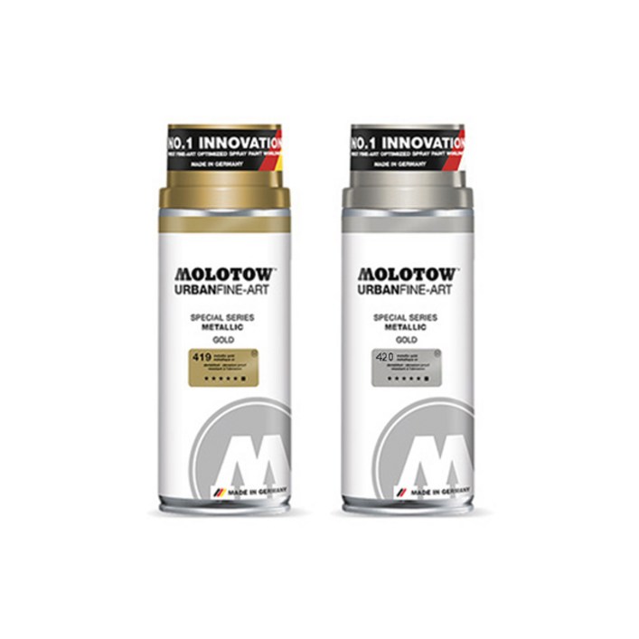 모로토우 스프레이 락카 메탈릭, 419 metallic gold, 1개, 400ml