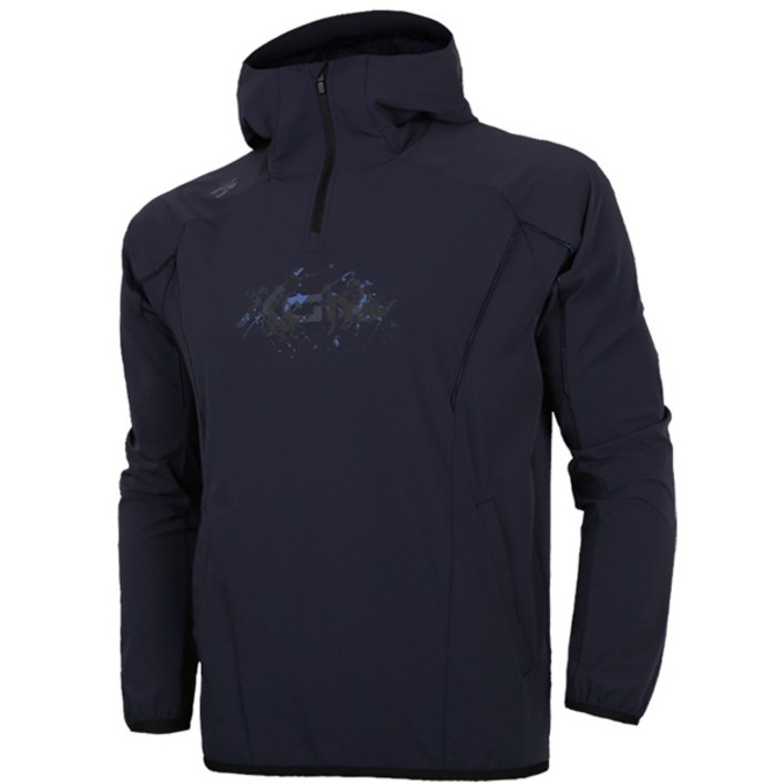 DESCENTE 831101 데상트 BB 후드 티셔츠 남색 후드티셔츠