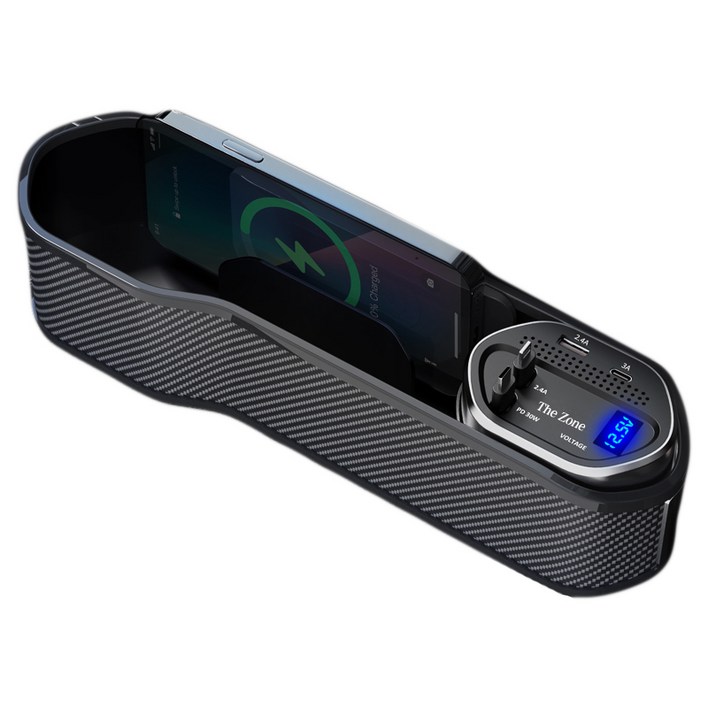 더존 초고속 차량용 스마트 LED 사이드포켓 정리 수납함, 블랙, P300 PD 더존 초고속 차량용 스마트 LED 사이드포켓 정리 수납함, 블랙, P300 PD
