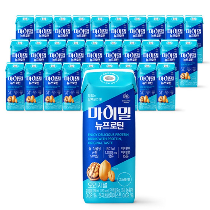 마이밀 뉴프로틴 드링크 오리지널, 190ml, 30개 마이밀 뉴프로틴 드링크 오리지널, 190ml, 30개