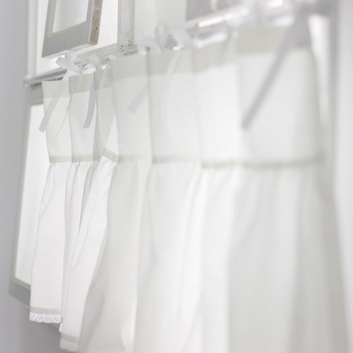 벨라이프 리본 바란스 커튼