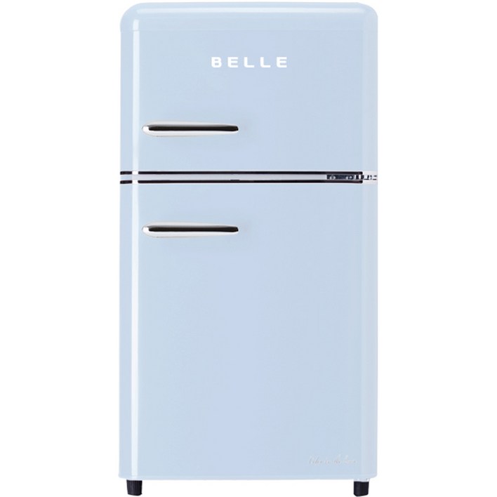 BELLE 레트로 글라스 83L 2도어 냉장고 RD09ASBH, RD09ASBH