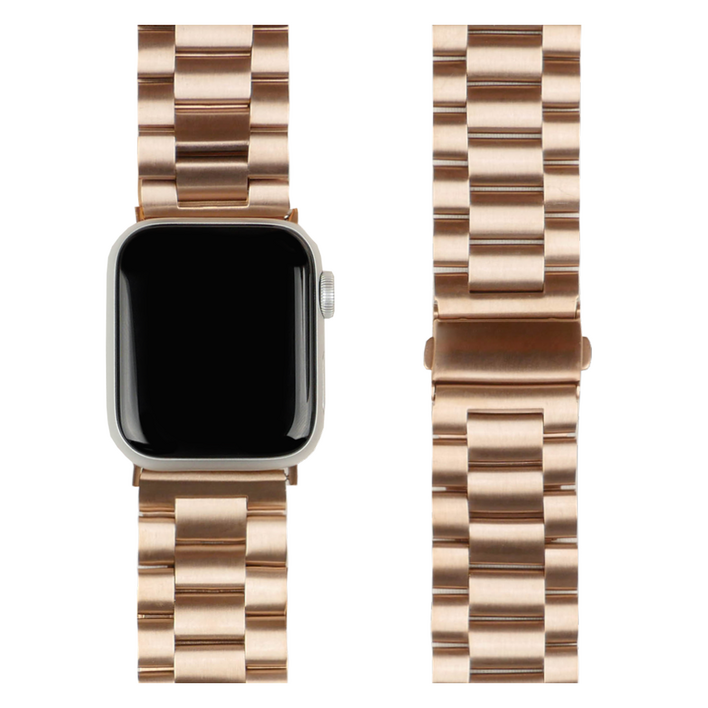 모할랩 애플워치 호환 리미티드 메탈 밴드 스트랩 42  44  45  46  49 mm, 03 로즈골드, 1개