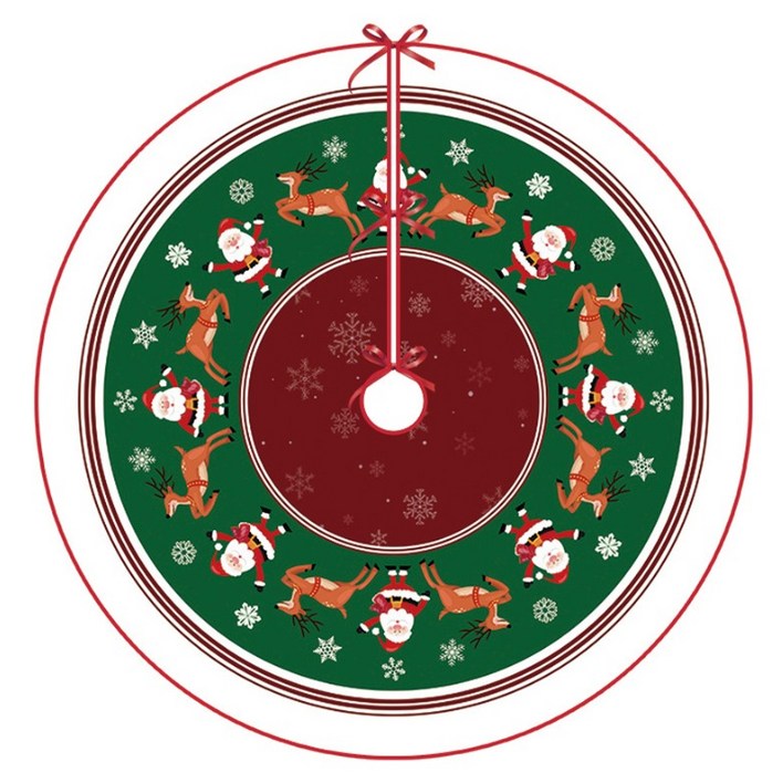 아티홈 크리스마스 휴일 파티 트리 바닥덮개 스커트