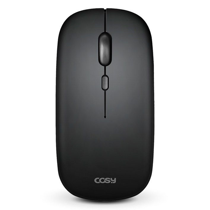 코시 블루투스 C타입 충전식 무소음 마우스, M4130BT, 블랙