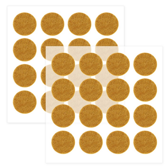 원형 긁힘방지패드