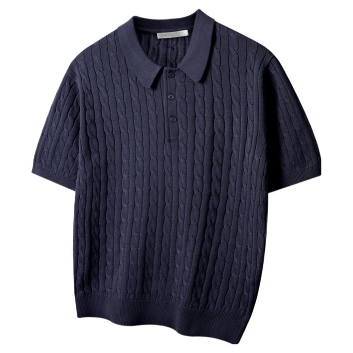 해리슨 남성용 클래식 기본 카라 니트 반팔티 HA1496 WES1030