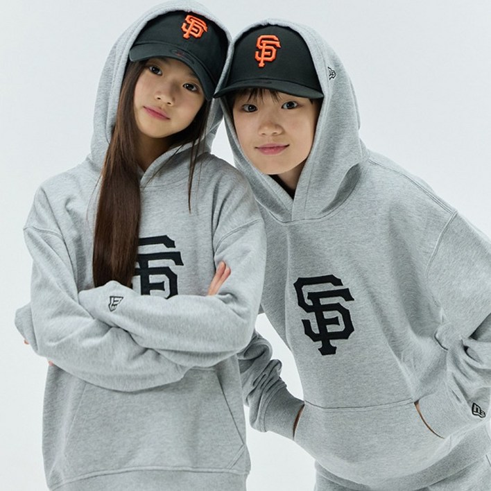 뉴에라 MLB 빅로고 샌프란시스코 자이언츠 오버핏 후디
