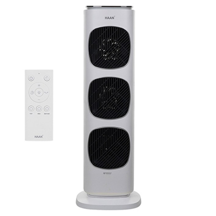 한경희생활과학 3단 개별 파워난방 리모컨형 PTC 온풍기