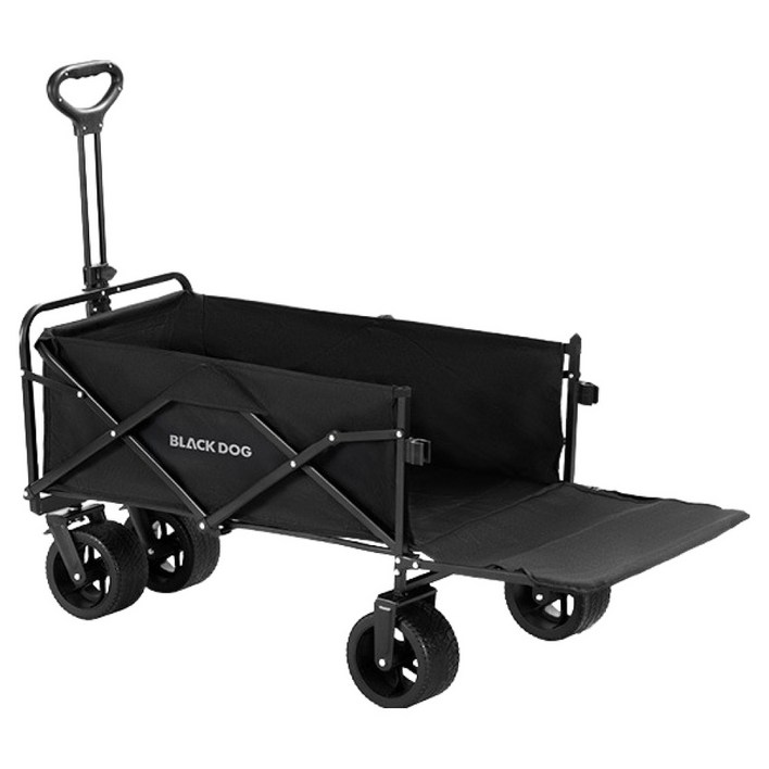 BLACKDOG 오픈형 접이식 캠핑웨건 카트 BD236