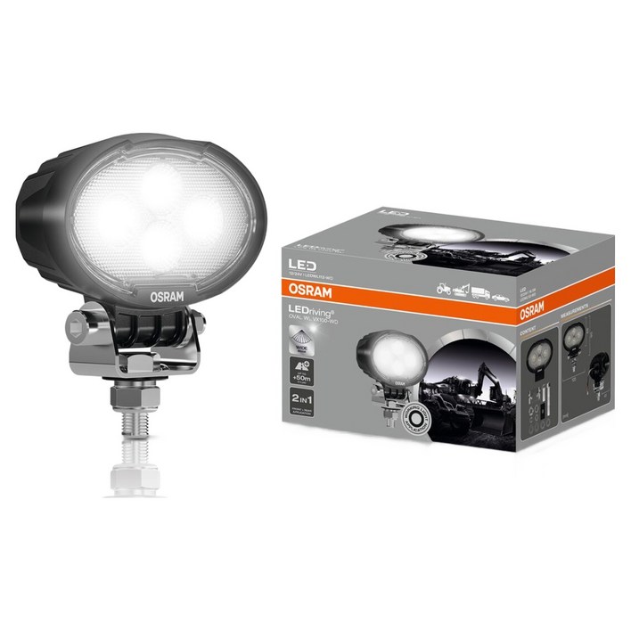 오스람 차량용 12V / 24V LED 써치라이트 작업등 타원형 112-WD