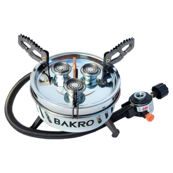 바크로 와우 강염 로켓스토브 BKB125B, 화이트, 1개