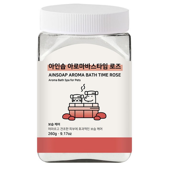 아인솝 아로마 바스타임 탄산 스파 로즈 전용 스푼, 260g, 1세트 아인솝 아로마 바스타임 탄산 스파 로즈 전용 스푼, 260g, 1세트