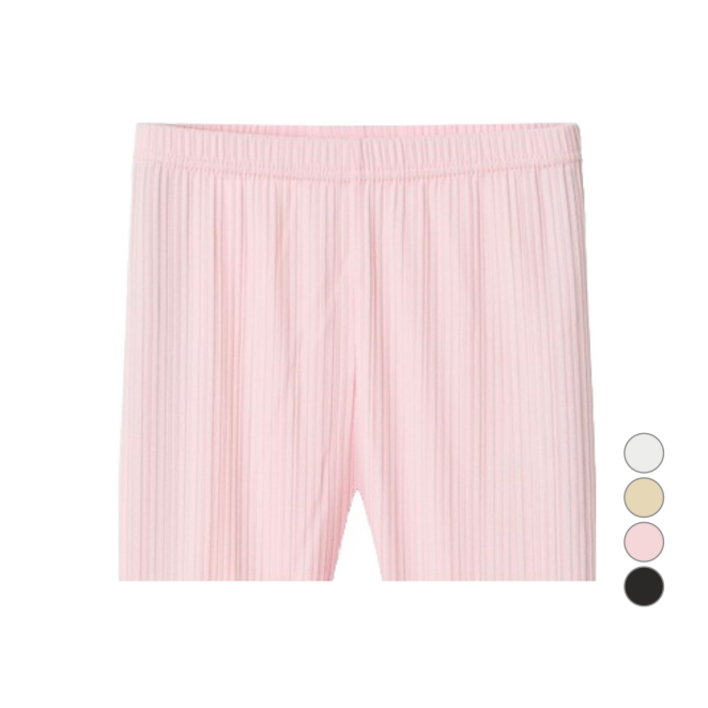 유니프랜드 아동용 쿨 주름지 슬림핏 3부 레깅스