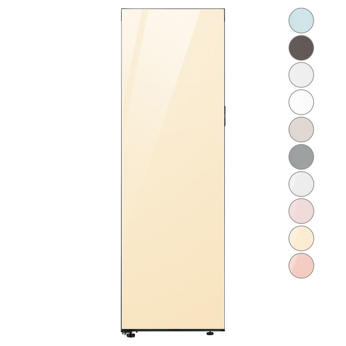 [색상선택형] 삼성전자 BESPOKE 냉장고 1도어 키친핏 409L 좌개폐 방문설치