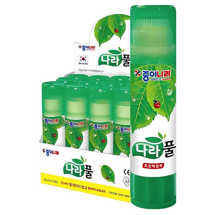 종이나라 투명 딱풀