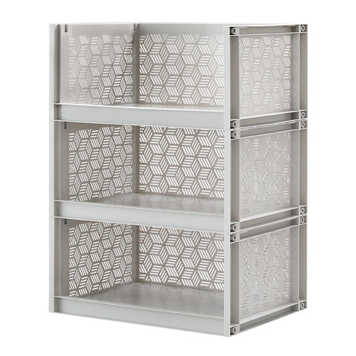 코멧 국내생산 적층형 3단 공간박스