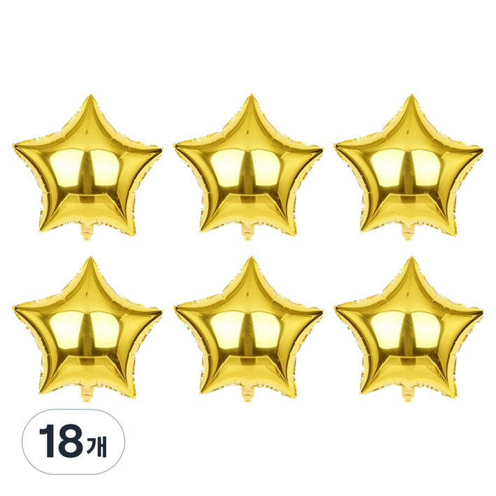 파티짱 별 은박 풍선 소