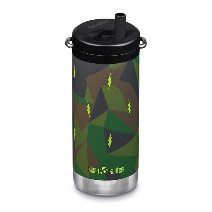 클린켄틴 TK Wide 보틀 트위스트캡 보틀, 일렉트릭카모EC, 355ml, 1개