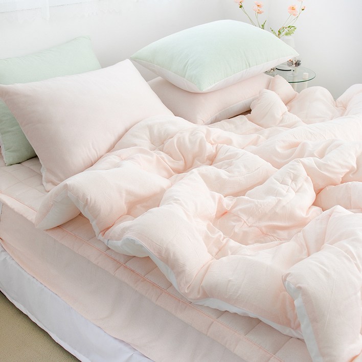 부드러운 렌징 텐셀 모달 옥수수솜 차렵이불