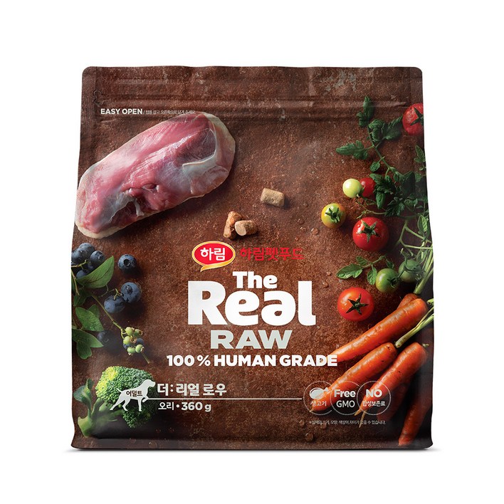 하림펫푸드 어덜트 강아지 더리얼 로우 동결건조 사료