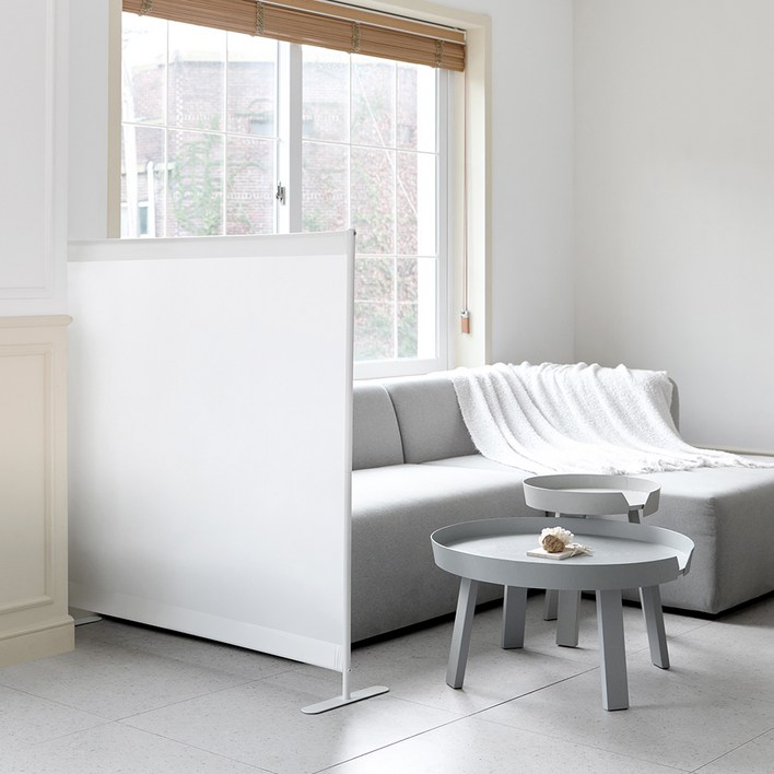 까사마루 심플 스탠드형 가림막 파티션 1200 x 1200 mm