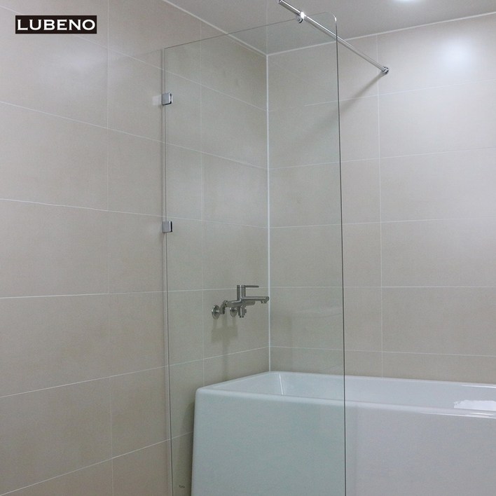 욕실 파티션 투명 유리 샤워 욕조 칸막이