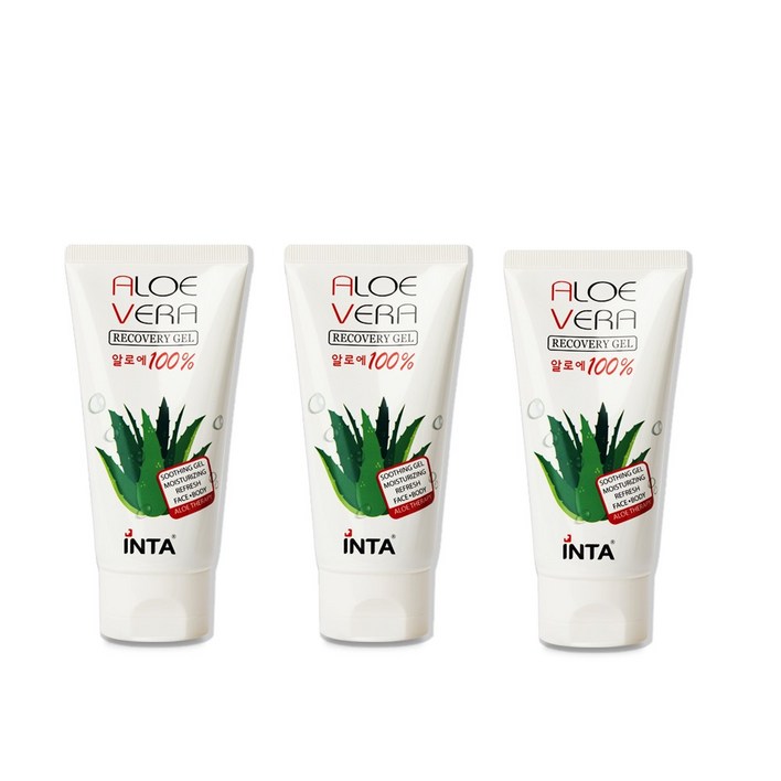 인타 100 알로에 베라리커버리 겔, 120ml, 3개