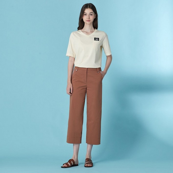 기비 20GIVY 패턴 포켓 와이드 팬츠 GY25M1FRA2787DH1040428