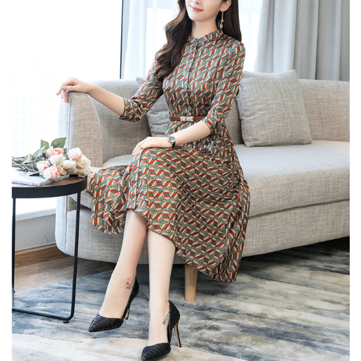 유숀 플레어원피스 실키원피스 누벨바그원피스