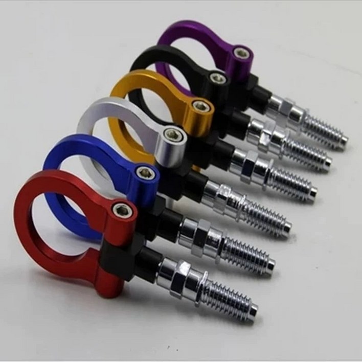 자동차 전면 견인고리 범용 레이싱 범퍼 후크 캐리어