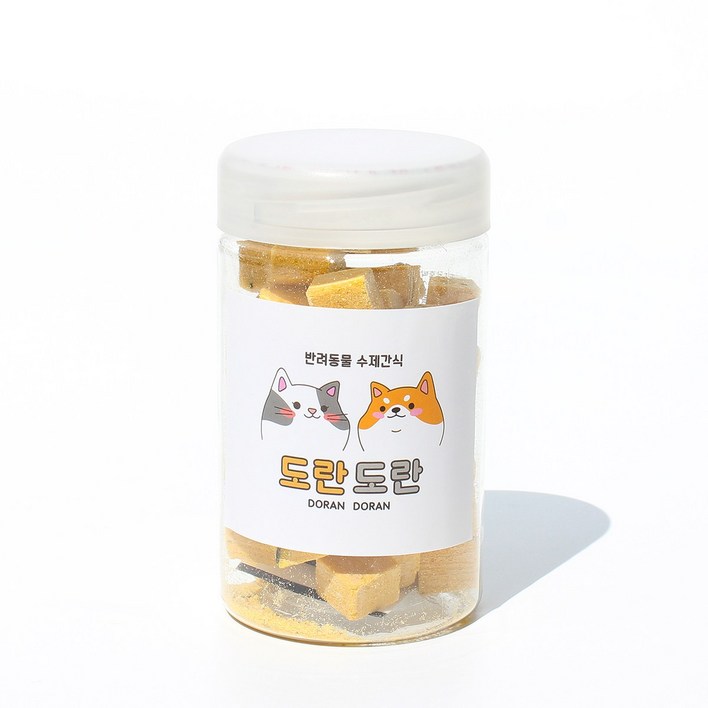 도란도란 동결건조 단호박명태큐브 35g 강아지 트릿 수제간식, 1개, 35g