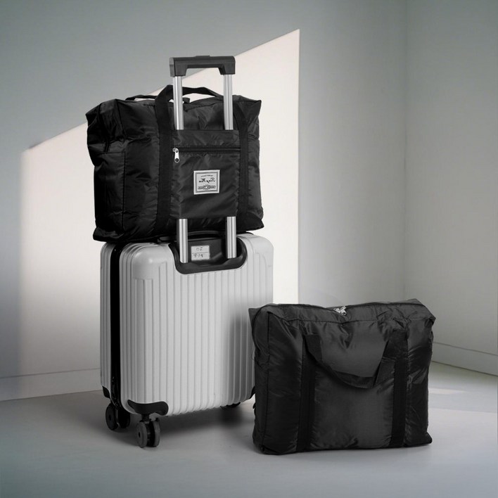 코지스 접이식 여행용 보스턴백 캐리어 결합 보조가방