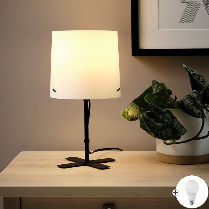 이케아 단스탠드 무드등 발라스트 LED전구증정